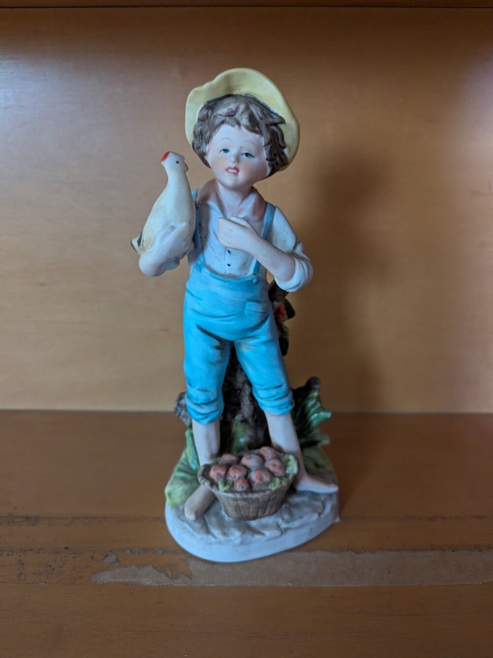 Homco #8880 Porcelain Farm Boy